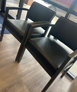 Black Office Guest Chairs 