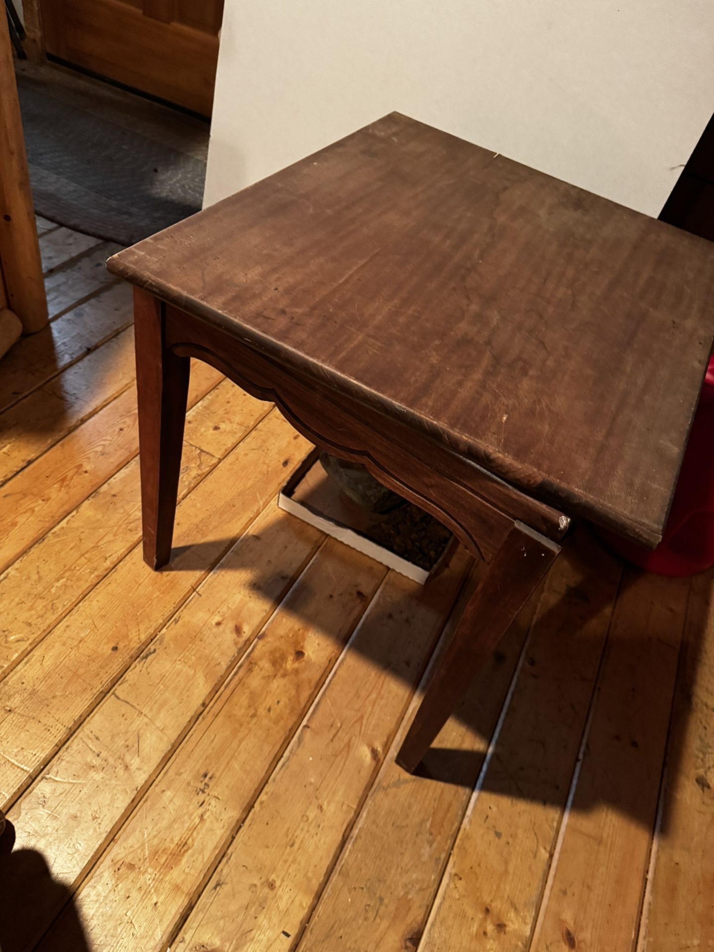 Antique Lazy Susan Small Table