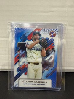 2025 Topps Pristine Clayton Kershaw Blue Refractor /75 Dodgers