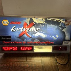NAPA AUTO LED MARQUEE DISPLAY CLOCK 4 X 4 EXTREME TRUCK MAN CAVE SIGN