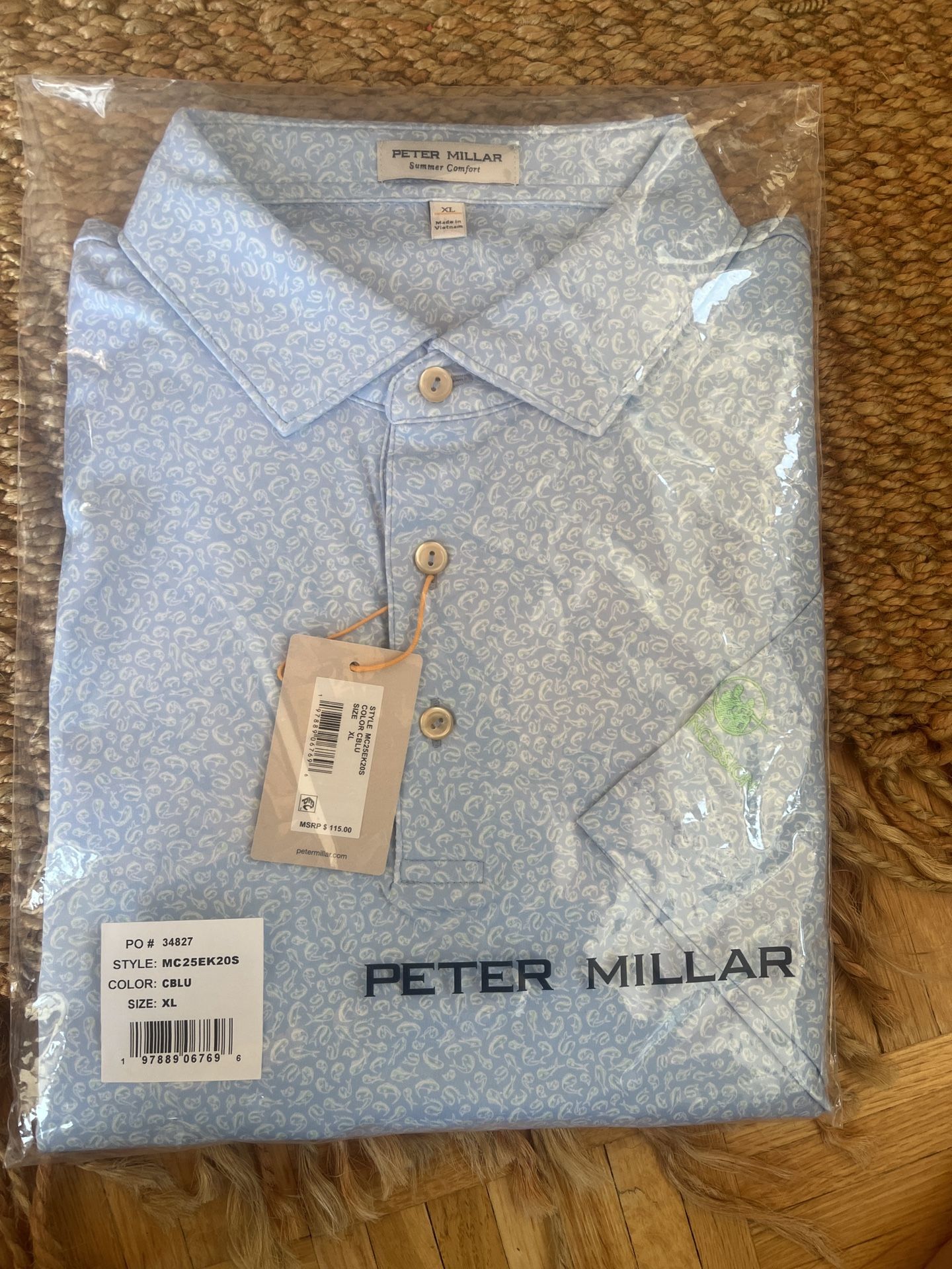 Peter Millar XL Golf Shirt (Brand New In Plastic)