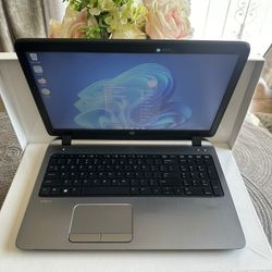 HP ProBook 450 15.6” Laptop Intel i5 8GB RAM 500GB HDD Windows 11 and Office - $119  See pictures for details. Charger included.   Please see our item