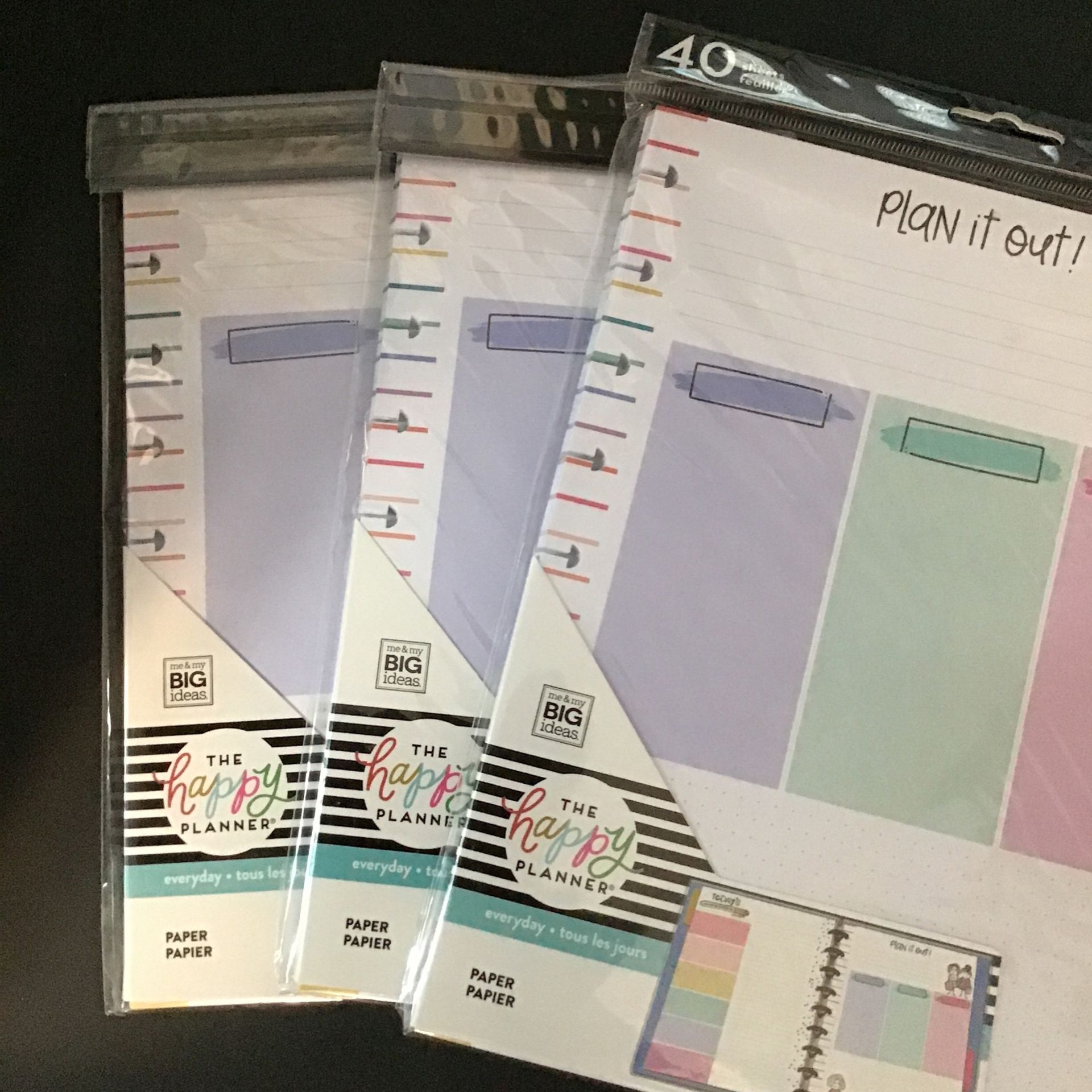 The Happy Planner Classic Stick Girls Filler Paper 3 Packages $6.00