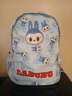 Labubu Graphic Print Backpack