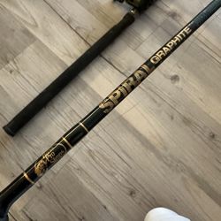 bass pro fishing pole sale 6' Bass Pro Shop Spiral Graphite Fishing Pole W/ Eagle Claw Reel for Sale  in Tigard, OR