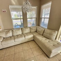 Leather Sectional Couch (NEED GONE)