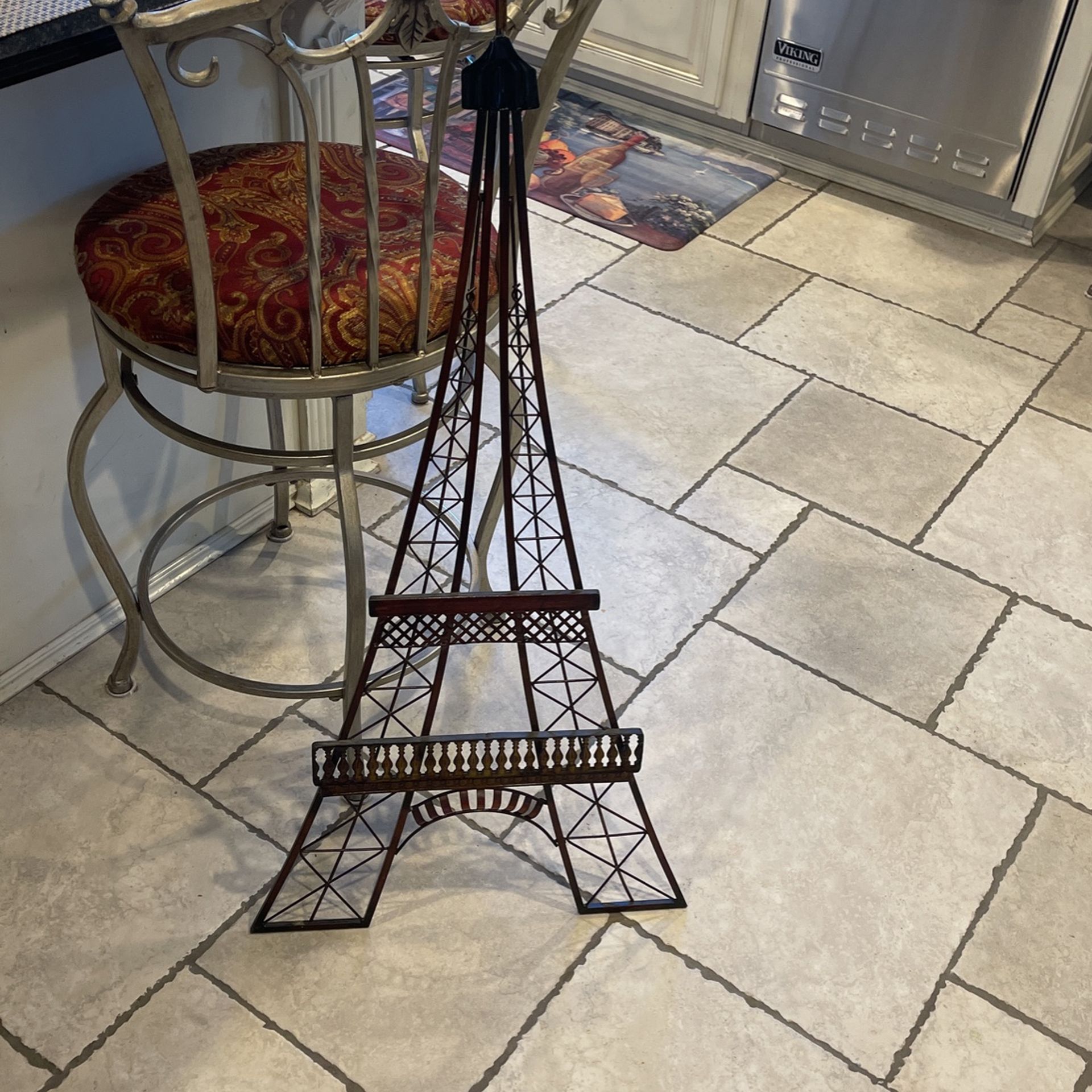 Eiffel Tower Wall Decor  Dark Chocolate 