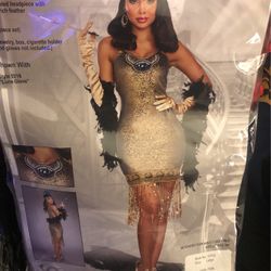 Brand new flapper costume 1920s costume super cute and sexy 1920s dress flapper dress women’s size large