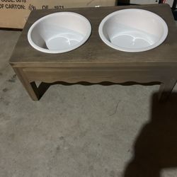 Dog Water Food Bowl 