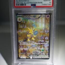 Pokemon Alakazam ex 201/165 Scarlet & Violet 151 SIR PSA 10