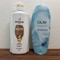Olay premium body wash Pantene shampoo bundle