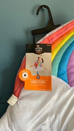 HALLOWEEN RAINBOW KIDS SIZE COSTUME