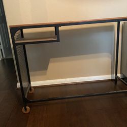 IKEA FJÄLLBO Laptop table, Brown/black, 39 3/8x14 1/8 " Desk