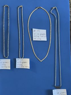 Charming 925 Sterling Silver Necklace,stunning jewelry, Please check out all photos for details,EACH