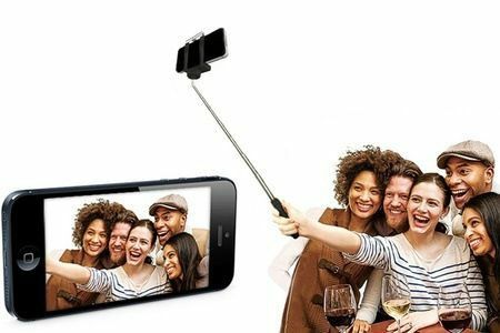 $3 each = NEW Selfie Stick for Cell Mobile Phone Picture Photo (Glow in Dark, Metallic, Design, Solid Color) Rue Tech