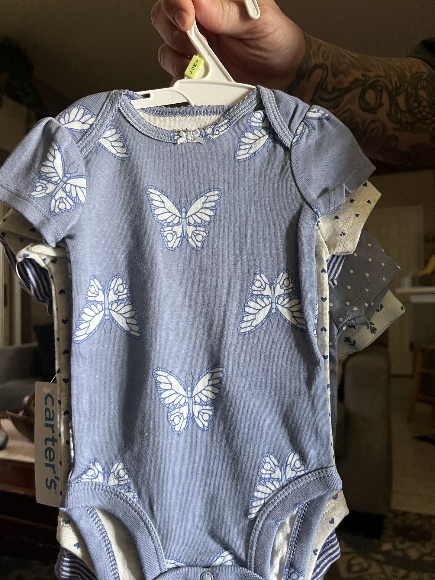 Pkg Of 5 Multi Onesies !