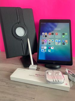 Apple iPad 8th Gen 32GB Wi-Fi + Accessories Bundle – $165