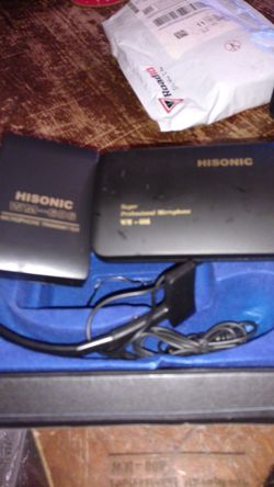 His Sonic W m606 remind microphone transmitted