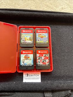 4 Nintendo Switch Game Cartridges Bundle