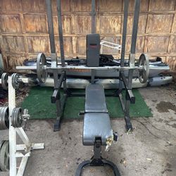 Weight Bench With Chin-up & Squat Rack 