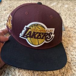 New Lakers Purple SnapBack Hat