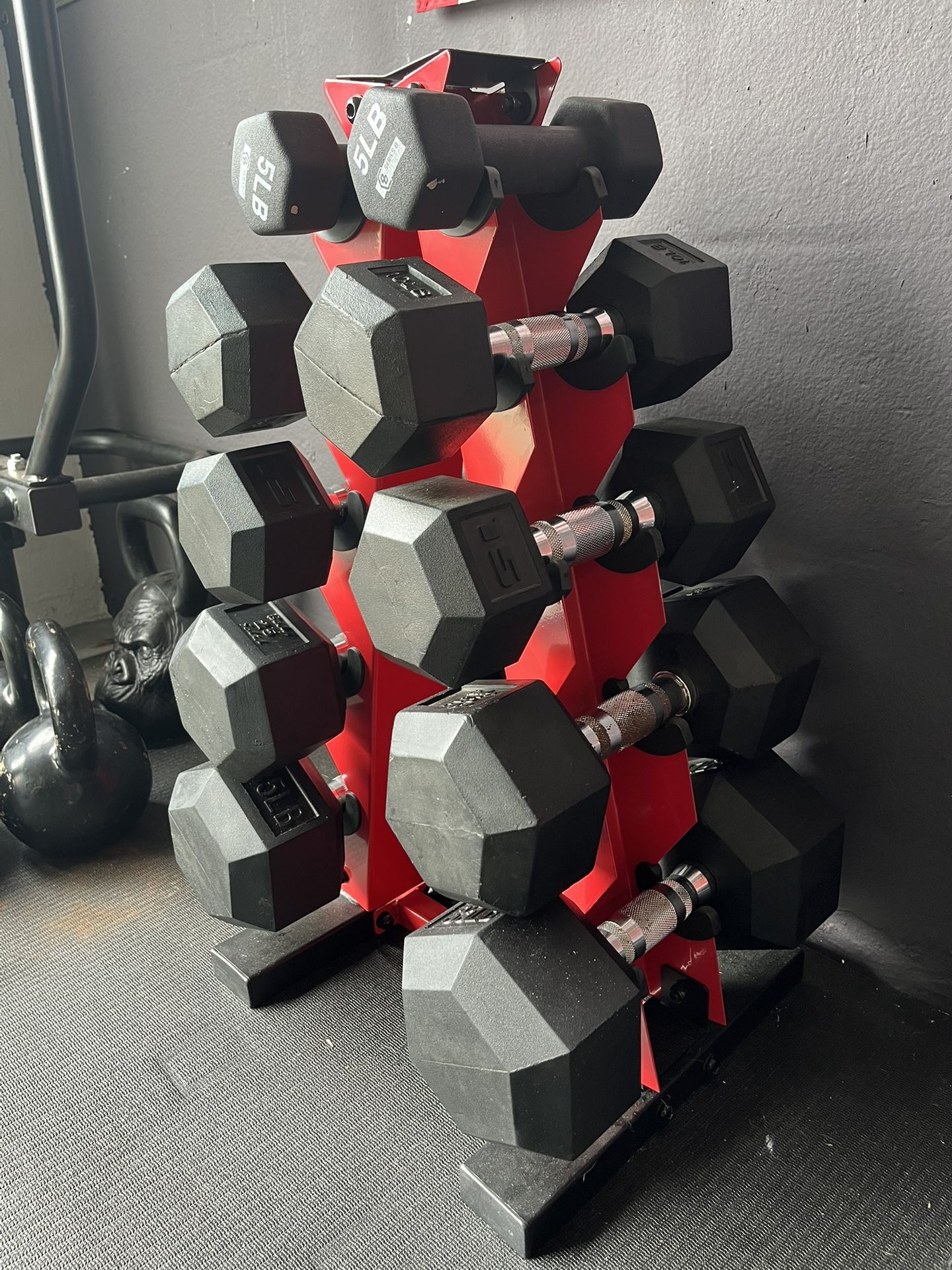Dumbbells With Stand Included