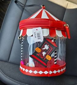 Bath & Body Works Carousel Halloween Wristlet Zippered Bag