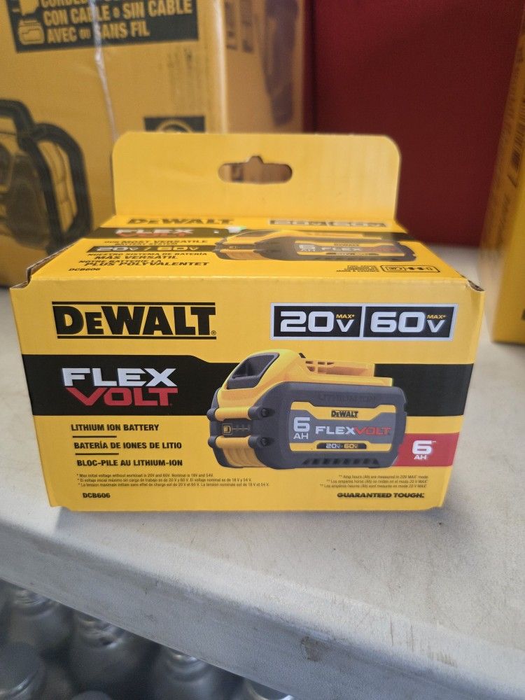 Dewalt Flex Volt 6ah Battery