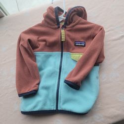 Patagonia Baby Fleece Hooded Jacket 6-12M
