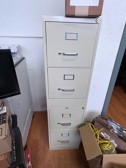 2  Drawer Metal Vertical Filing Cabinet