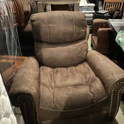 Brown Leather Reclining Chair