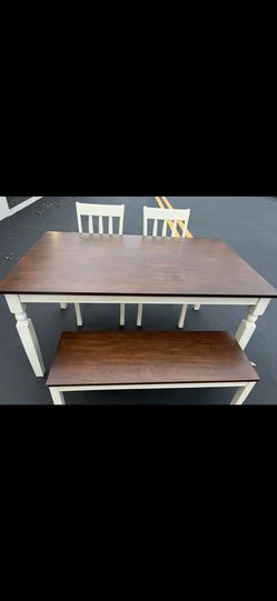 Cottage Table, Chairs And Bench