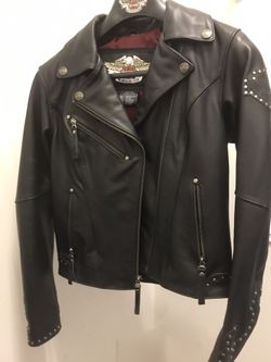 Ladies Harley Davidson Leather Riding Jacket