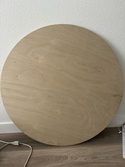 Round Plywood 30in Diameter 0.5in Thickness