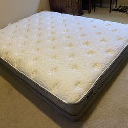 Queen Size Mattress & Queen size Bed with Frame