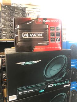 Db drive amp with image dynamics 12 idmax