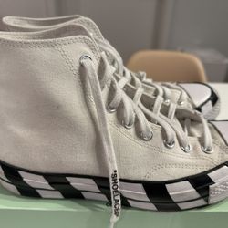 Off-White Converse Chuck Taylor All Star 70 Hi Size 8 Used