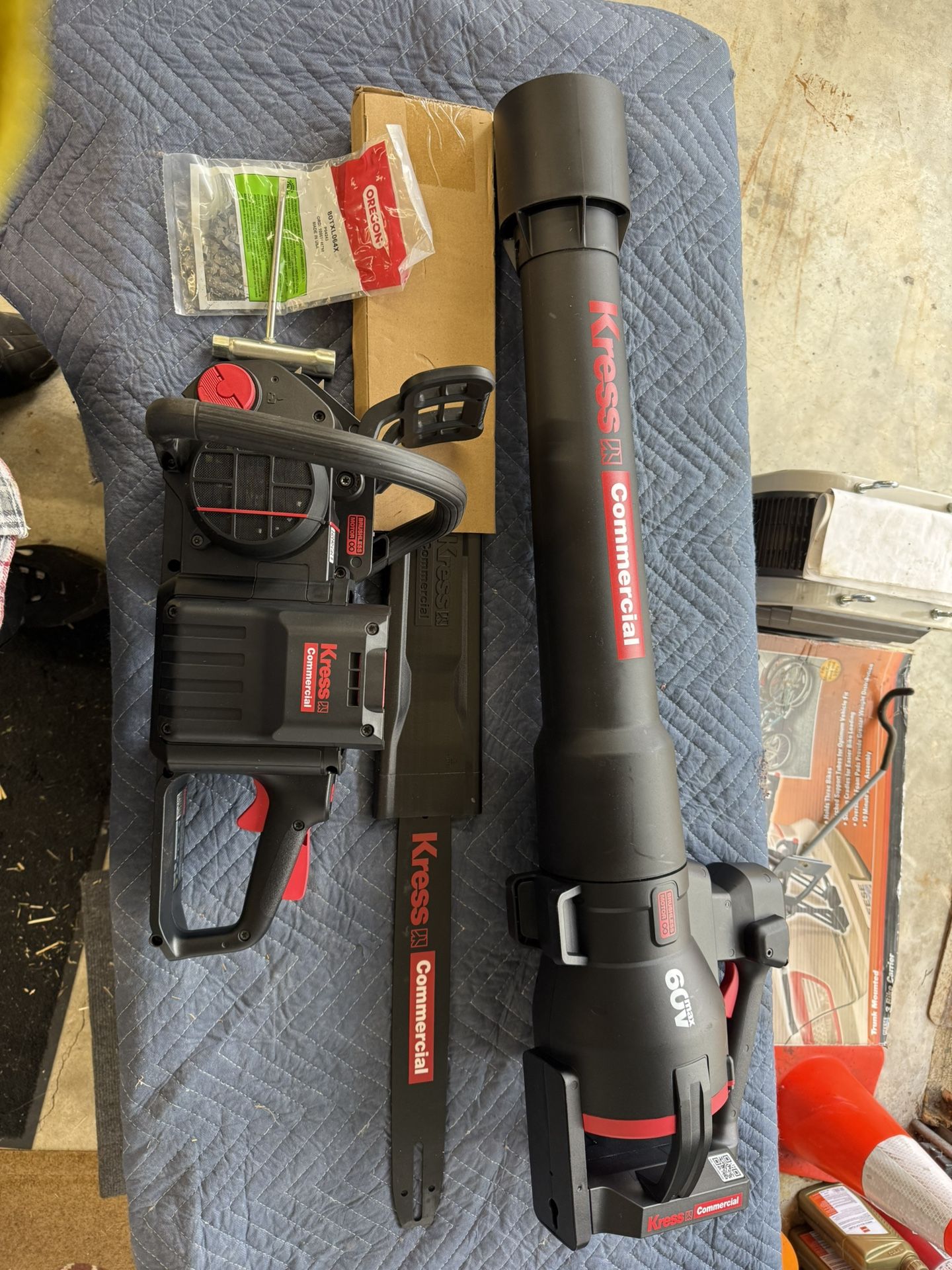 Kress Commercial Chainsaw And Blower