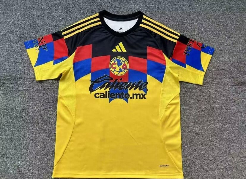 Soccer America america 🦅🦅las home and away local visitante aguilas New Jersey 2025- 2026 fan version player version small to 4xl tricampeon futbo