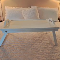 Bed Table Tray With Handles 