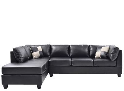 Sectional Sofa Black Raymour &  Flanigan 