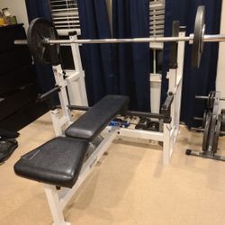 Professional Weight Bench & Weights