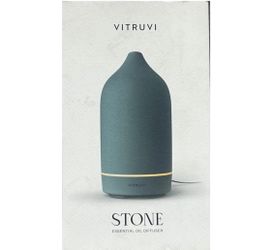 Vitruvi Stone Essential Oil Diffuser Ceramic Ultrasonic 500 Sq Ft