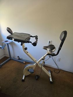 Exercise Bike with Desk