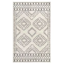 Black/Ivory rug , 5' x 8', rug brand: Nuloom Noa Tribal Moroccan. Brand new, never used.