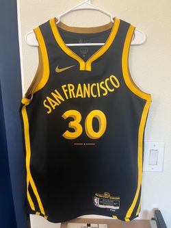 Nike Golden State Warriors Stephen Curry 30 NBA Jersey Medium 44 GSW Basketball