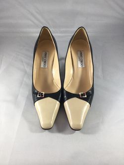 Black and Tan Jimmy Choo Heels