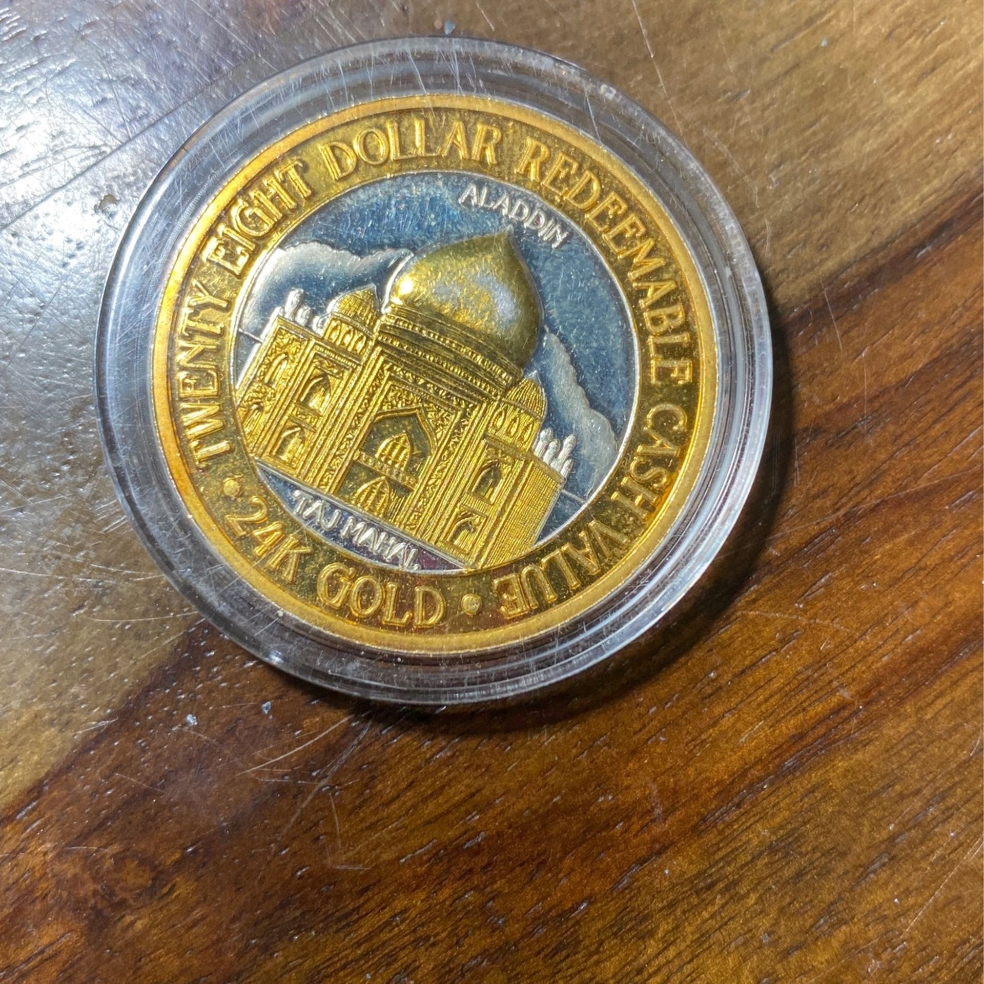 28 Dollar Aladdin Casino Chip