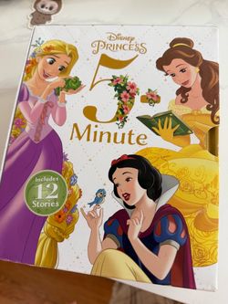 $8 12 Disney Princess 5-Minute Stories Books