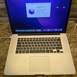 MacBook Pro 15 256GB SSD 16GB Ram 